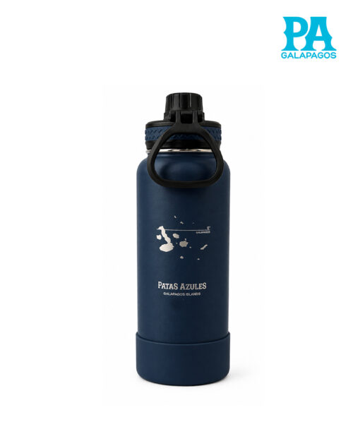 Termo De 32 Oz - 1l Marca Woda Color Azul Marino
