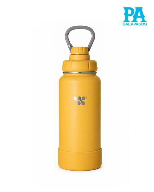 Termo De 32 Oz - 1l Marca Woda Color Mostaza Sport