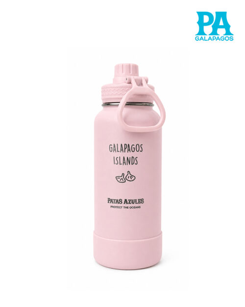 Termo De 32 Oz - 1l Marca Woda Color Palo De Rosa