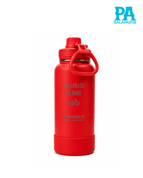 Termo De 32 Oz - 1l Marca Woda Color Rojo