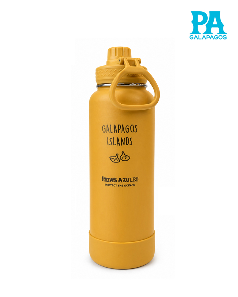 Termo De 40 Oz Marca Woda Color Mostaza Sport