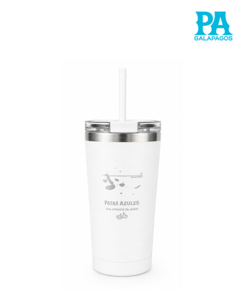 Termo Straw Lid 16 Oz Marca Woda Color Blanco