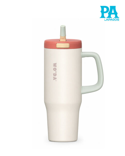 Termo Woda Tumbler 32 Oz Color Coral Cream