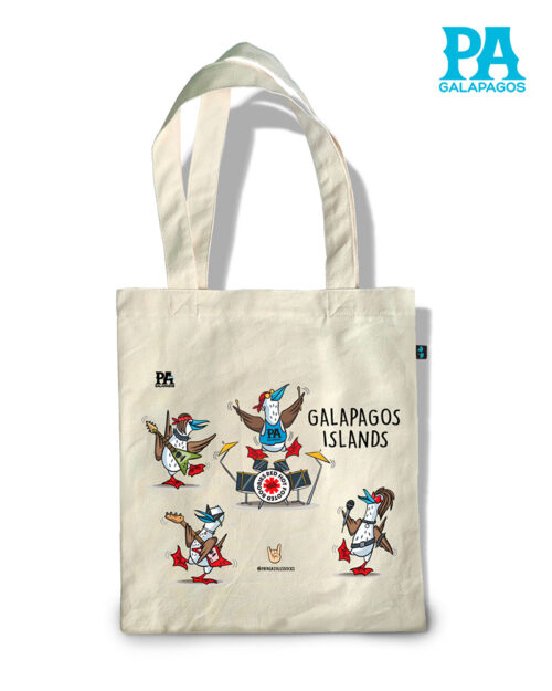 TOTE BAG CON BANDA DE PIQUEROS RED HOT FOOTED BOOBIES
