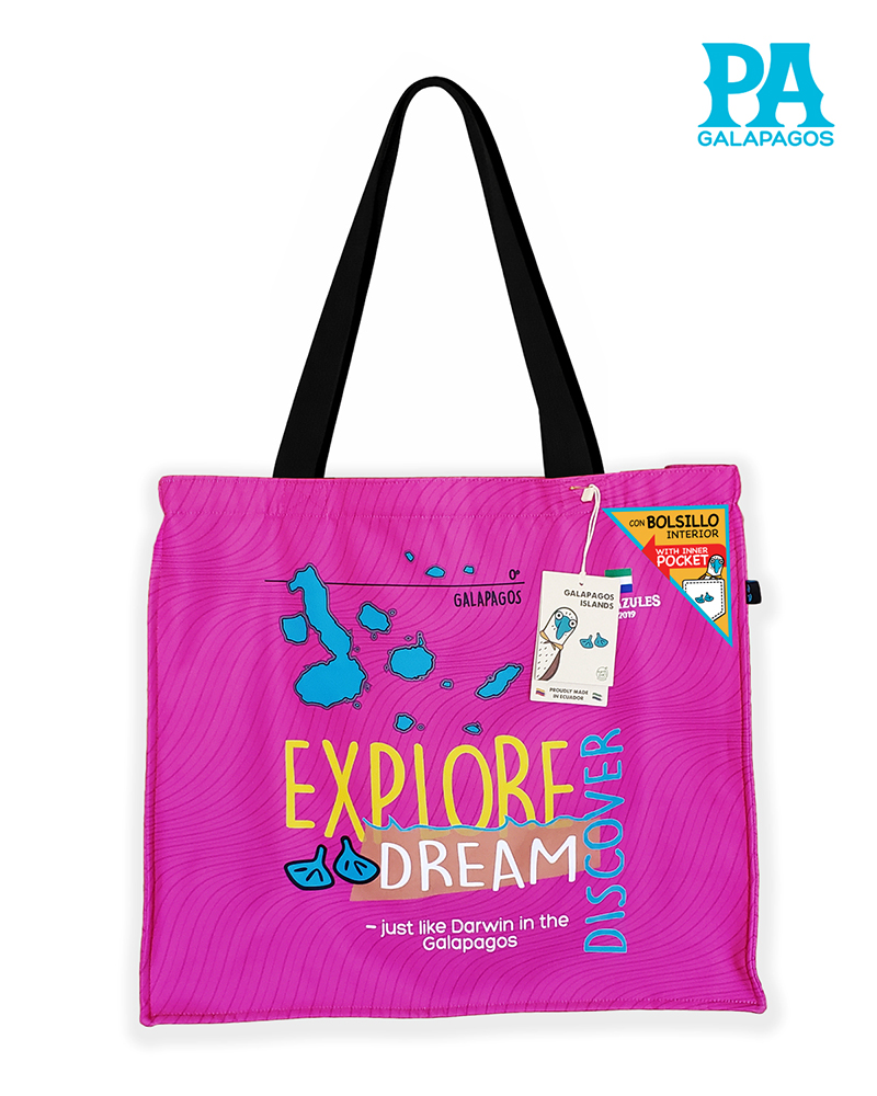 SHOPPING BAG PA EXPLORE DREAM EN FUCSIA