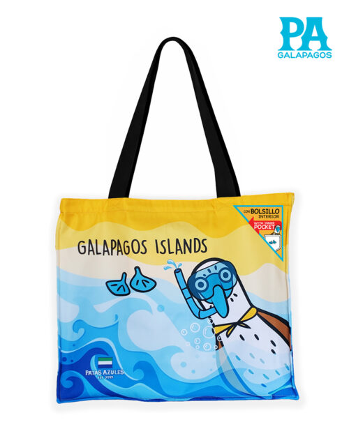 SHOPPING BAG PA PIQUERO SNORKEL EN AMARILLO