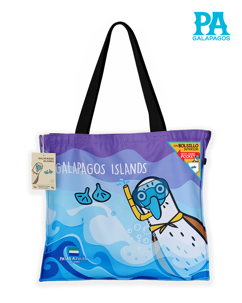 SHOPPING BAG PA PIQUERO SNORKEL EN MORADO