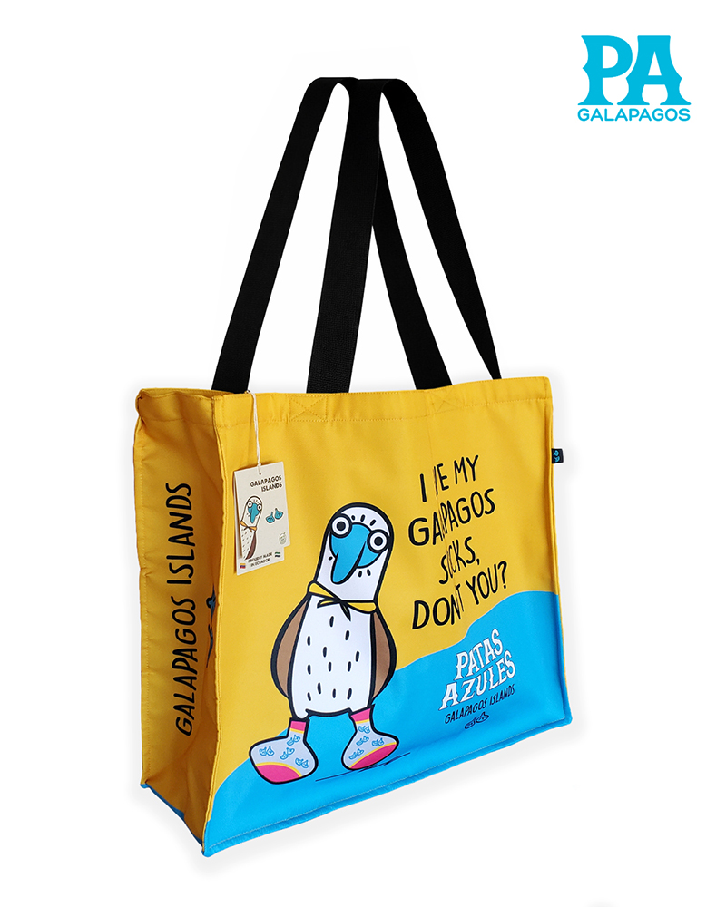 SHOPPING BAG PA PIQUERO SOCKS FONDO AMARILLO - Image 2