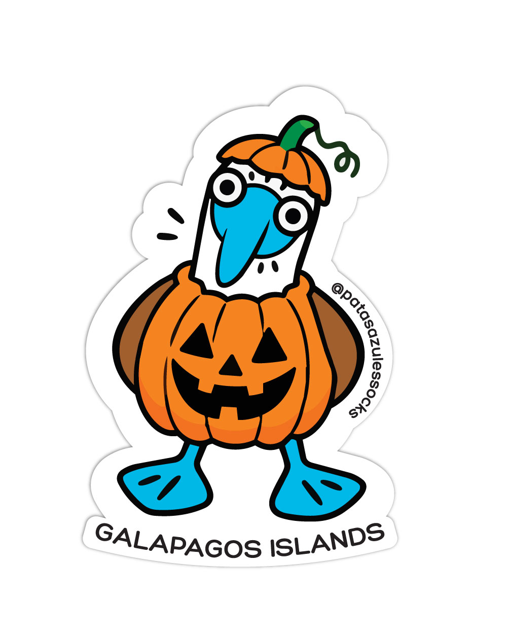 STICKER PIQUERO CALABAZA